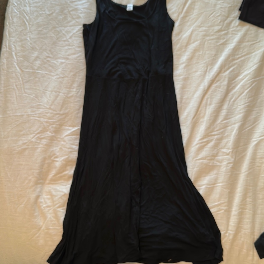 Black swing dress M